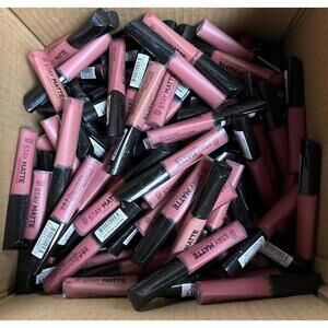 Bulk Lot of 75 Rimmel Matte Liquid Lip Colour Stay Satin  color#210 Rose & Shine